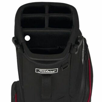 Titleist Players S5 StaDry Standbag Black Red Graphite