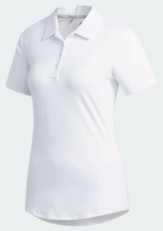 Indirect Woestijn stof in de ogen gooien Adidas Ultimate 365 Dames Polo Shirt Wit - Golfdiscountstore