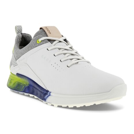 Ecco M Golf S-Three White Lime Punch