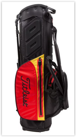 Titleist Players 4 Plus Stadry Standbag Black Red Yellow