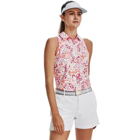 Under Armour Iso-Chill SL White Perfection Mouwloze Polo