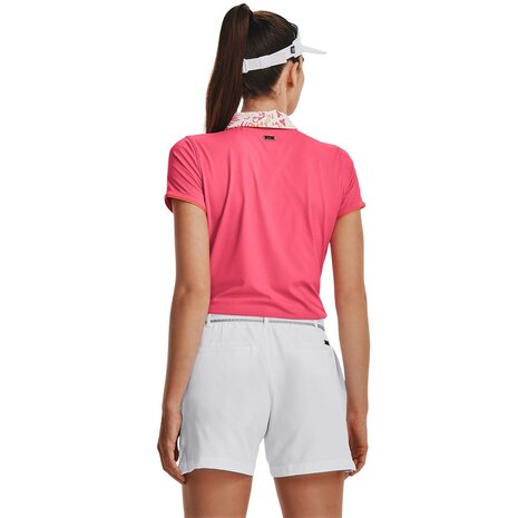 Under Armour Iso-Chill Dames Polo Perfection Metallic Silver