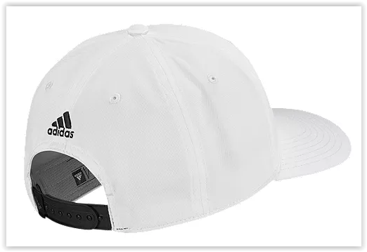 Golf Cap Adidas 3 Stripes Wit