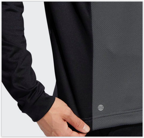 Adidas Lichtgewicht Quater Zipp Sweater Gresix Black