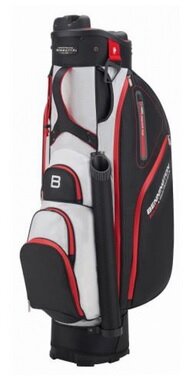 Bennington QO 9 lite series Cartbag Zwart Wit Rood