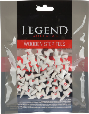 Legend Houten Step Tees 25MM Rood