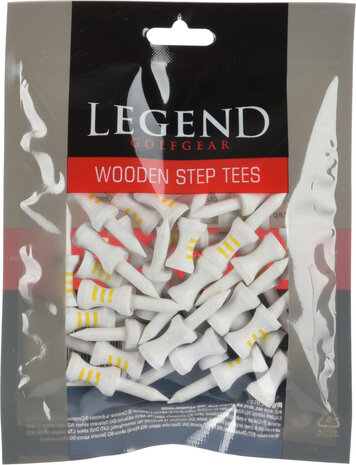 Legend Houten Step Tees 38MM Geel