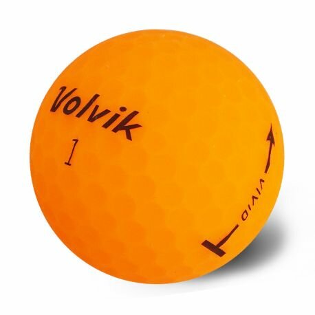 Volvik Vivid Golf Balls Sherbet Orange