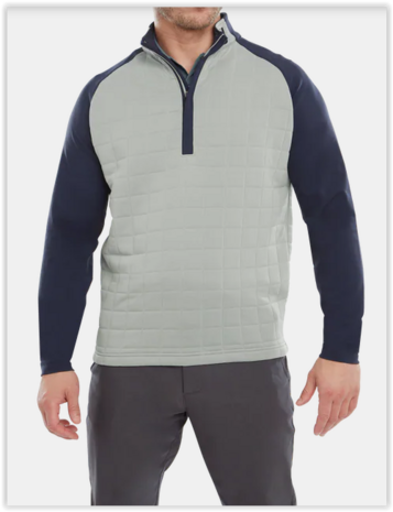 Footjoy Quilted Jacquard Chill Out XP Grey Navy