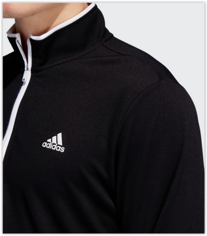 Adidas Lightweight Quater Zipp Sweater Black