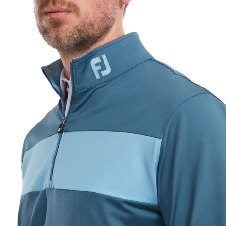 Footjoy Engineerd Chest Stripe Chill Out Ink and Dusk Blue