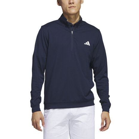Golfsweater Adidas ELVTD 1/4 Rits Navy