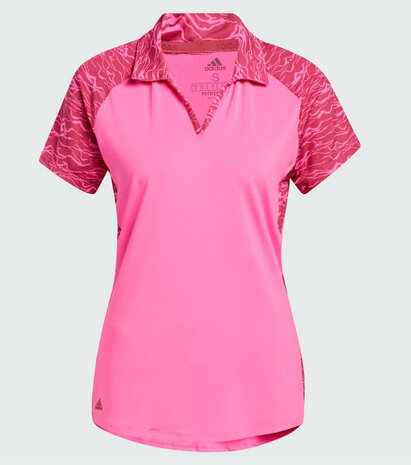 Adidas Ultimate Print SS Polo Pink