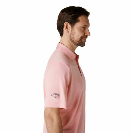 Callaway Heren Golfpolo Cooling Candy Pink