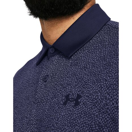 Under Armour T2G Printed-Polo Midnight Navy
