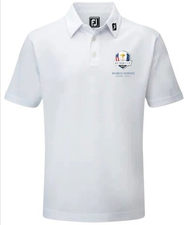 Ryder Cup 2023 White FJ Men s Golf Polo fast delivery Golfdiscountstore