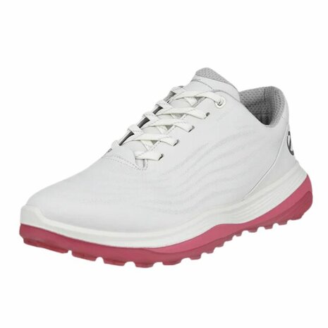 Ecco M GOLF LT1 Dames Golfschoenen Wit Bublegum Golfdiscountstore
