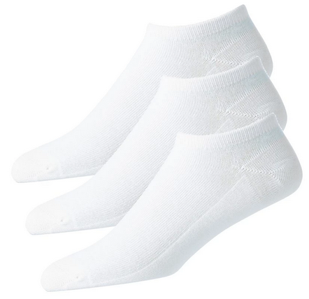 Footjoy Heren 3 paar Golfsokken ComfortSof Wit