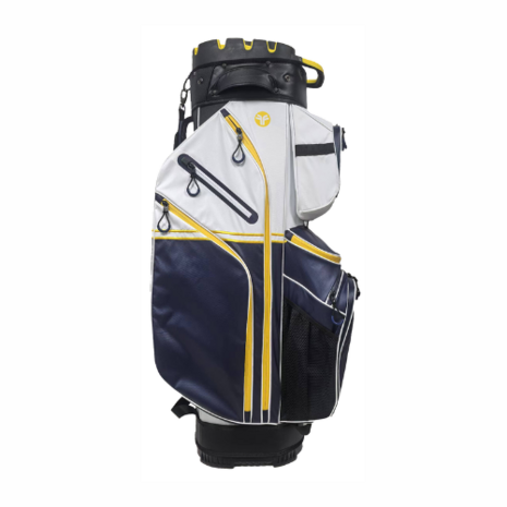 Fastfold Polaris Rain dry Cartbag Navy/Wit/Geel
