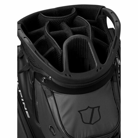 Wilson Staff Alpine Cartbag Zwart Rood