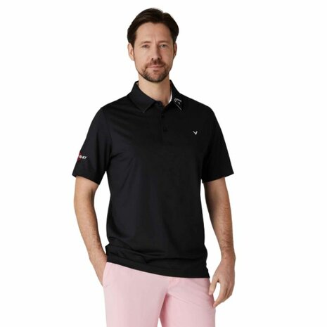 Callaway Chev Odyssey Heren Poloshirt Zwart