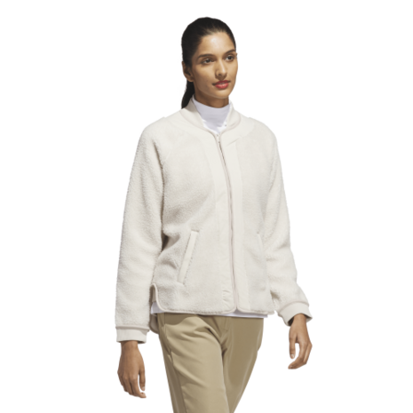 Adidas W Go-To Fleece Dames Golfjas Alumin