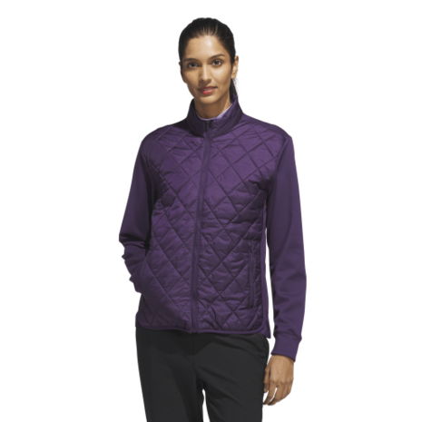 Adidas W Ultimate Quilted Dames Golfjas Aurplu