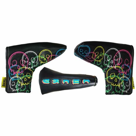 Legend Putter Headcover Lucky Zwart