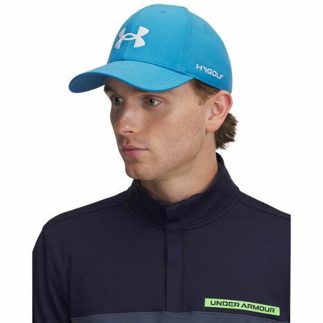 Under Armour Golfpet Heren Turquoise