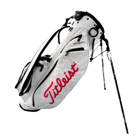 Titleist Players 4 Plus Stadry Standbag Weiß Rot