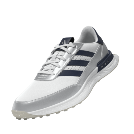 Adidas S2G SL Leather 25 Dames Golfschoenen Wit Navy Zilver