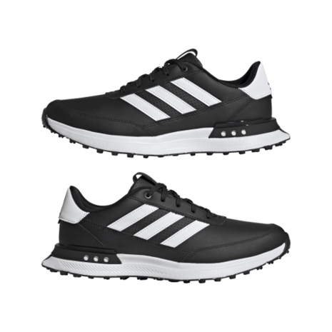 Adidas S2G  SL 24 Leder Heren Golfschoenen Zwart Wit Purtea