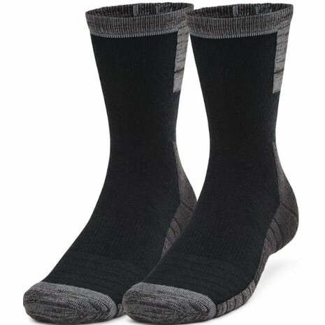 Under Armour 2 Paar Cold Weather Golfsokken Zwart maat 42-47