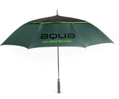 Big Max Aqua UV Golf Paraplu Forest Green Zwart Lime