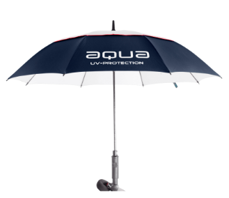 Big Max Aqua UV Golf Paraplu Navy Wit