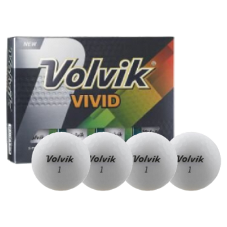 Volvik Vivid Golfballen Super Wit