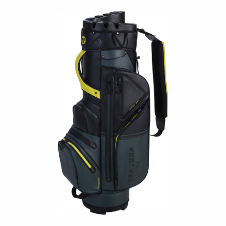 Fastfold Cartbag Ventura Groen/Zwart/Geel