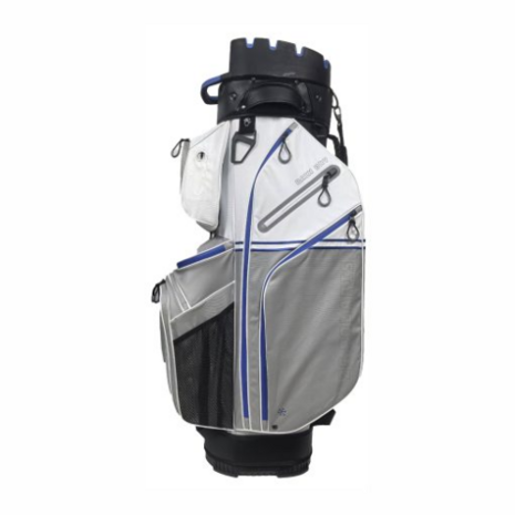 Fastfold Polaris Rain dry Cartbag Grijs/Wit/Blauw