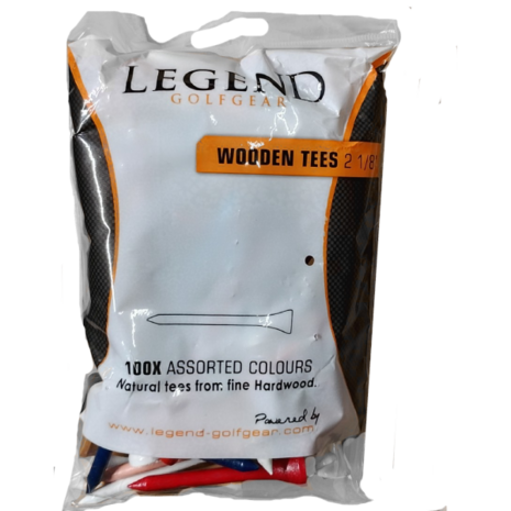 Legend Gekleurde Tees 54 mm 100 stuks