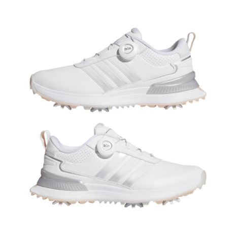 Adidas W R2C BOA Dames Golfschoenen Wit Zilver