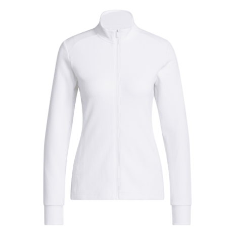 Adidas Dames W Textured Golfvest Wit