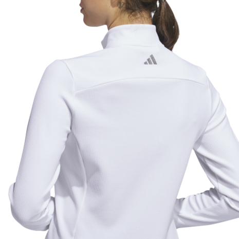 Adidas Dames W Textured Golfvest Wit