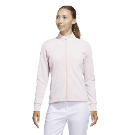 Adidas Dames W Textured Golfvest Zalm