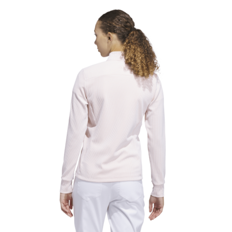 Adidas Dames W Textured Golfvest Zalm