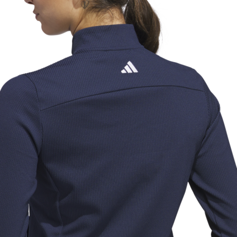 Adidas Dames W Textured Golfvest Navy