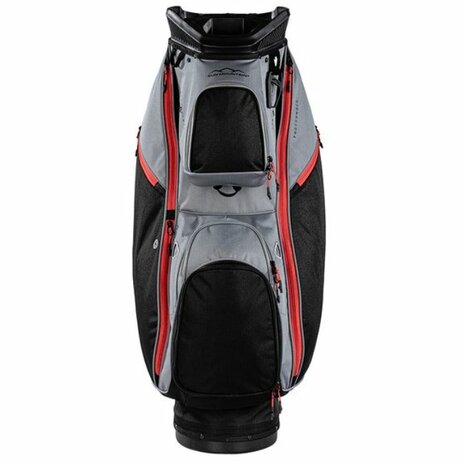 Sun Mountain Forerunner Cartbag Waterresistant Black Nickel Red