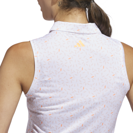 Adidas W Ultimate Printed Dames Mouwloze Polo AOP