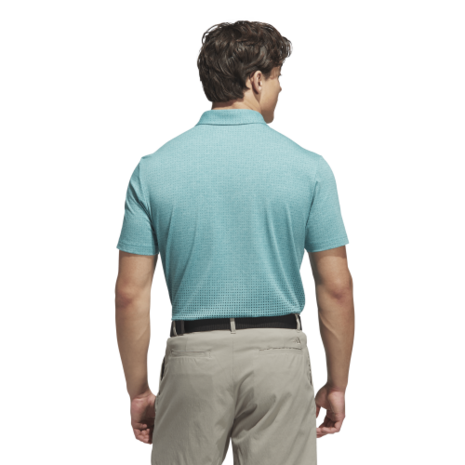 Adidas Heren Golfpolo Go To Rise Print Purtea