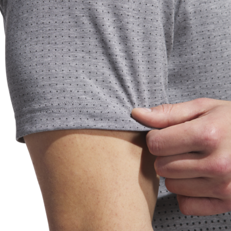 Adidas Heren Golfpolo Go To Rise Print Carbon