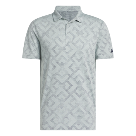 Adidas Ultimate CLSN Jacquard Heren Golfpolo Wosa Navy